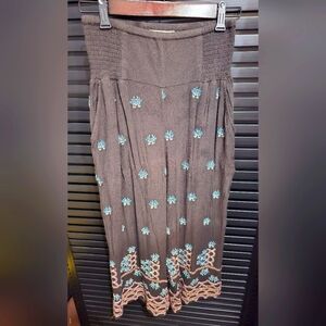 Sundance XS Boho Embroidered Pants